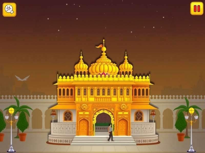 Amritsar Temple Adventure Game Screenshot